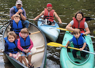 Fun at Hazelbaker's Canoe & Kayak Rentals